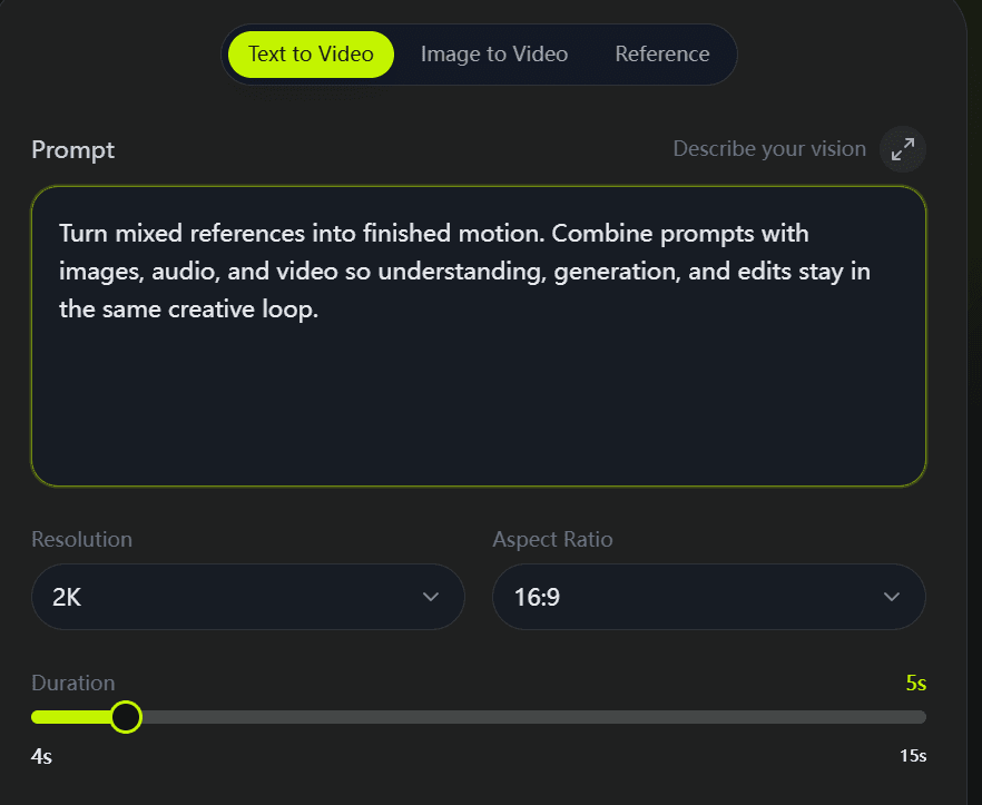 Write a MiniMax H3 prompt and choose generation settings