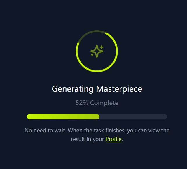 Generate a MiniMax H3 video and wait for the result