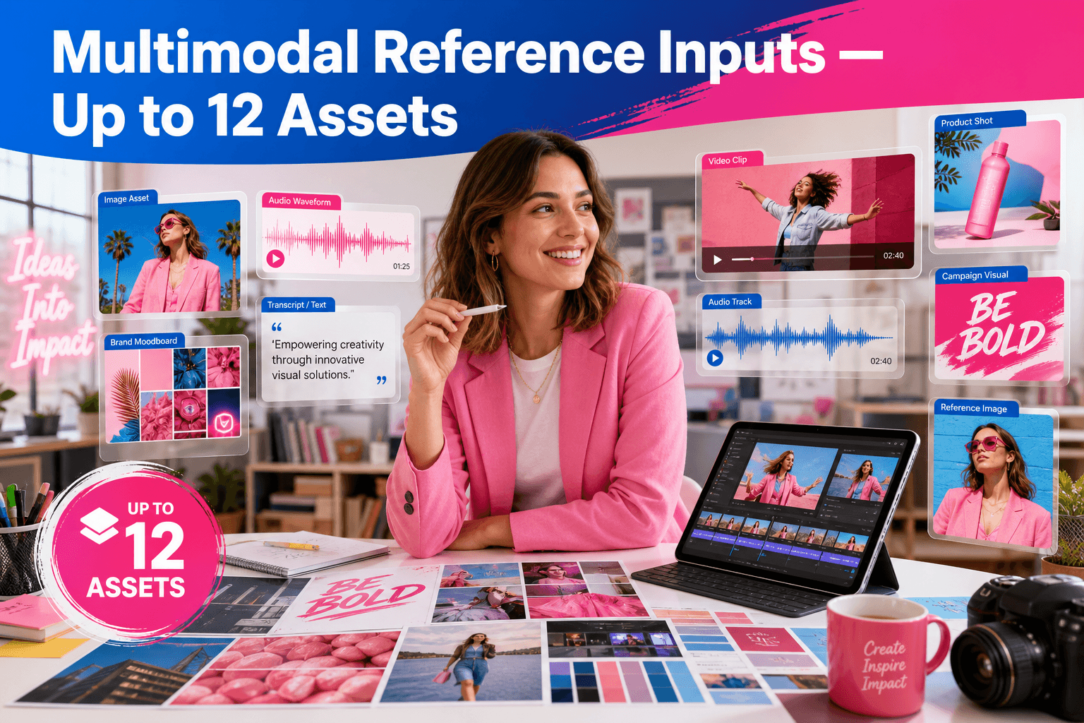 Seedance 2.1 multimodal reference input feature