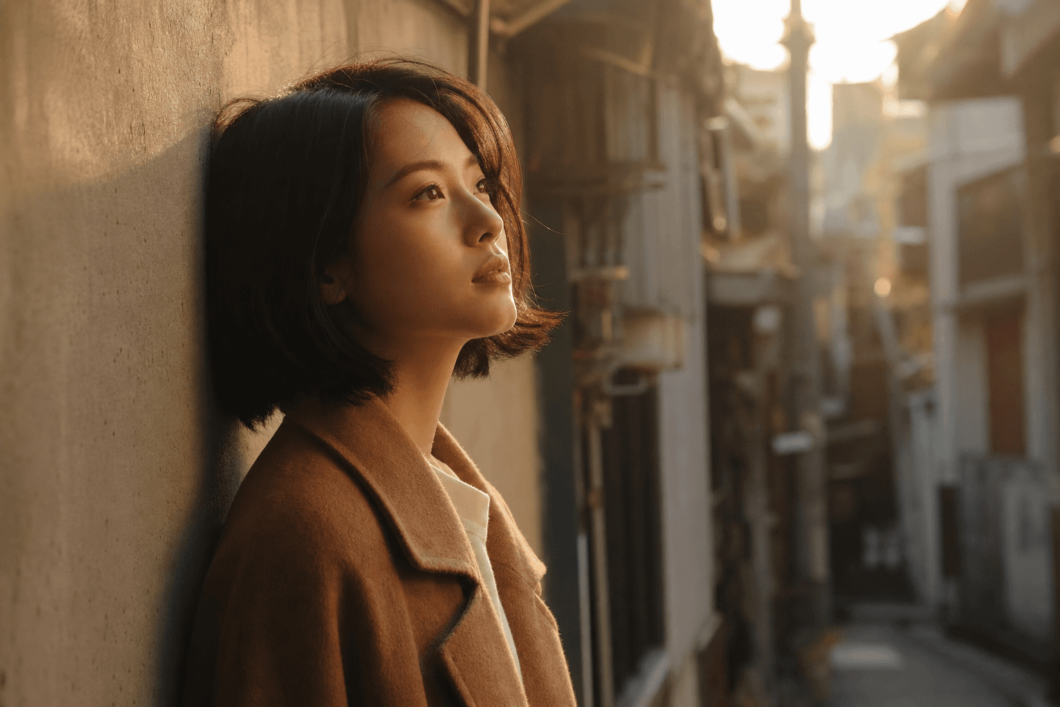 Cinematic portrait illustrating text to video AI concept creation